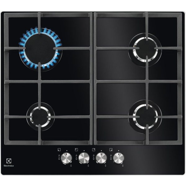 Electrolux KGG6426K Zwart Ingebouwd 56 cm Gaskookplaat 4 zone(s)