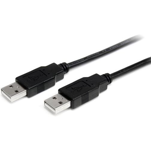 StarTech.com 1.0m USB 2.0 A-A USB-kabel 2 m USB A 0,48 Gbit/s Zwart