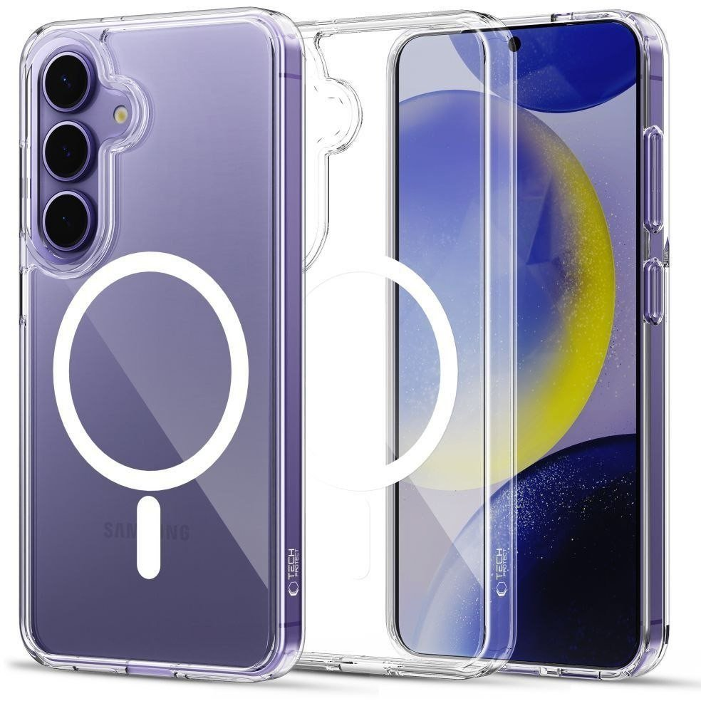 ZONE FlexAir Hybrid Magsafe hátlaptok Samsung Galaxy S25 FE átlátszó (5906302332823)