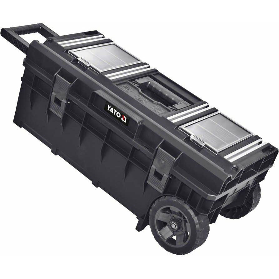 YATO YT-09185 Kerekes Szerszámosláda Szorító Sínnel - 793x385x322 mm (YT-09185)