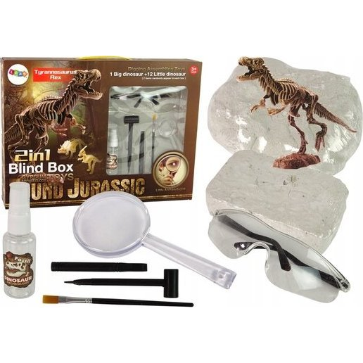 Régészet 2 Az 1-Ben Dinoszaurusz Csontváz Tyrannosaurus Készlet