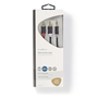 Kabel Nedis CABW22200AT50 minijack (3,5 mm) - 2x RCA (cinch) 5 m