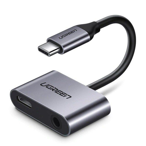 Ugreen 50596 hub di interfaccia USB 3.2 Gen 1 (3.1 Gen 1) Type-C Nero, Metallico