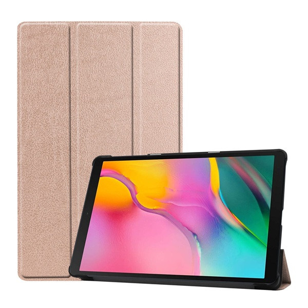 Samsung Galaxy Tab A 10.1 (2019) SM-T510 / T515, mappa tok, Trifold, vörösarany (RS87355)