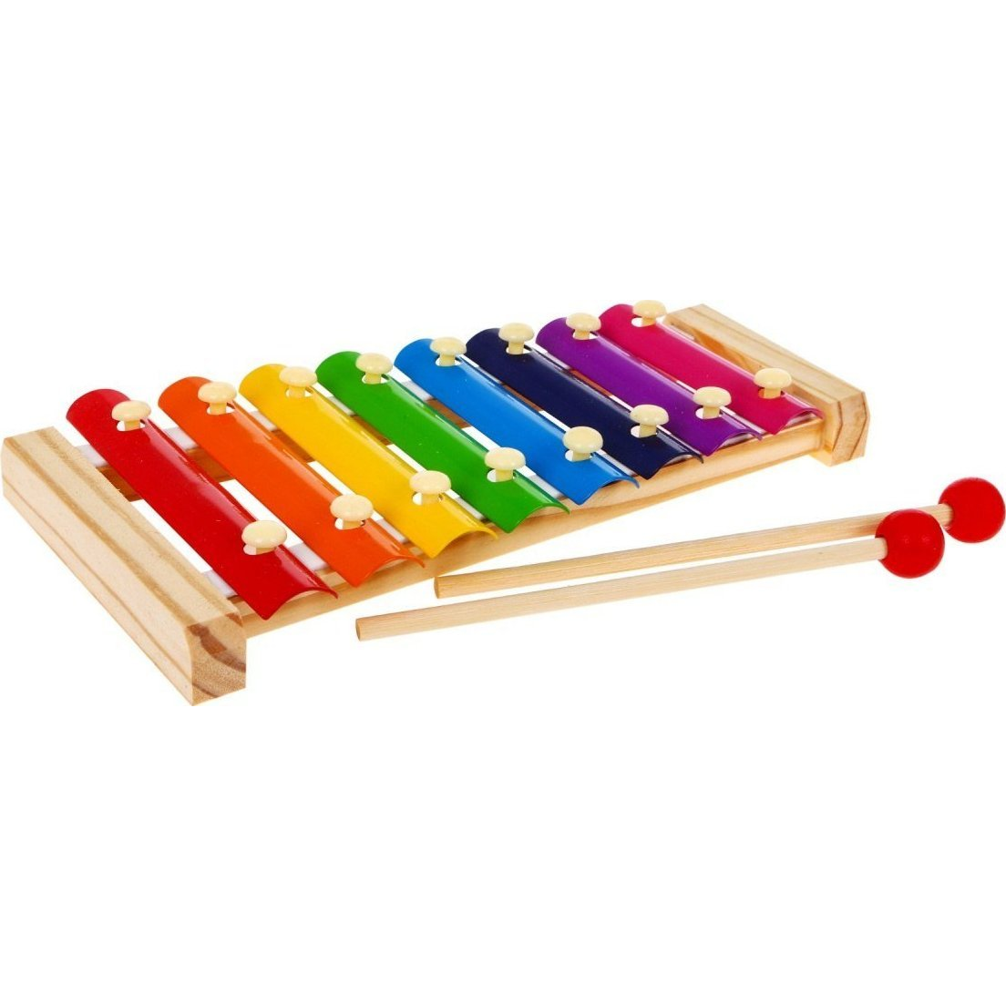 Szívárvány Színű Fa Gyermek Xilofon (ZMU.YT-3224)