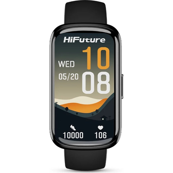 HiFuture EVO2 okosóra 1.47" kijelzővel fekete