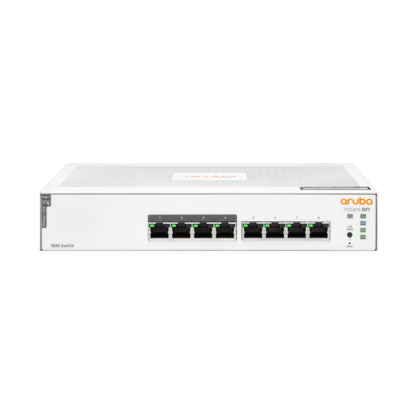 HPE Aruba Instant On 1830 8G 4p Class4 PoE 65W Switch (JL811A)