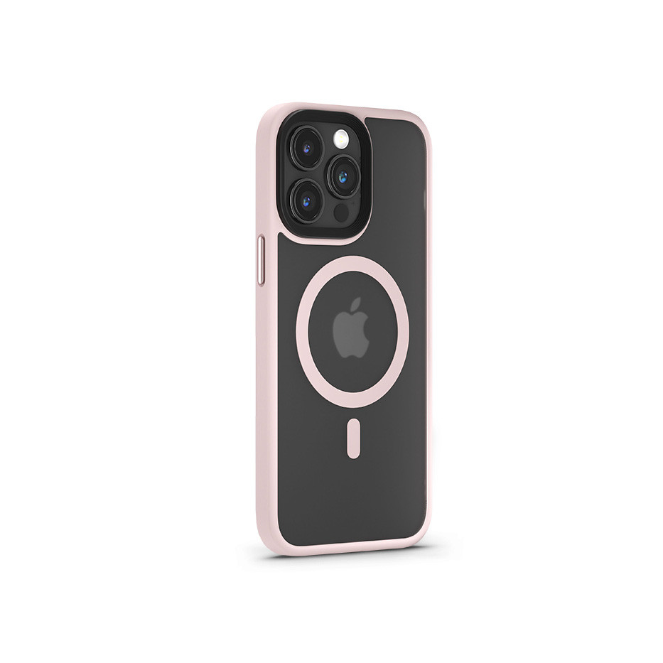 Devia Pino Series Magnetic ütésálló tok - Apple iPhone 16 Pro Max - pink (ST116795)