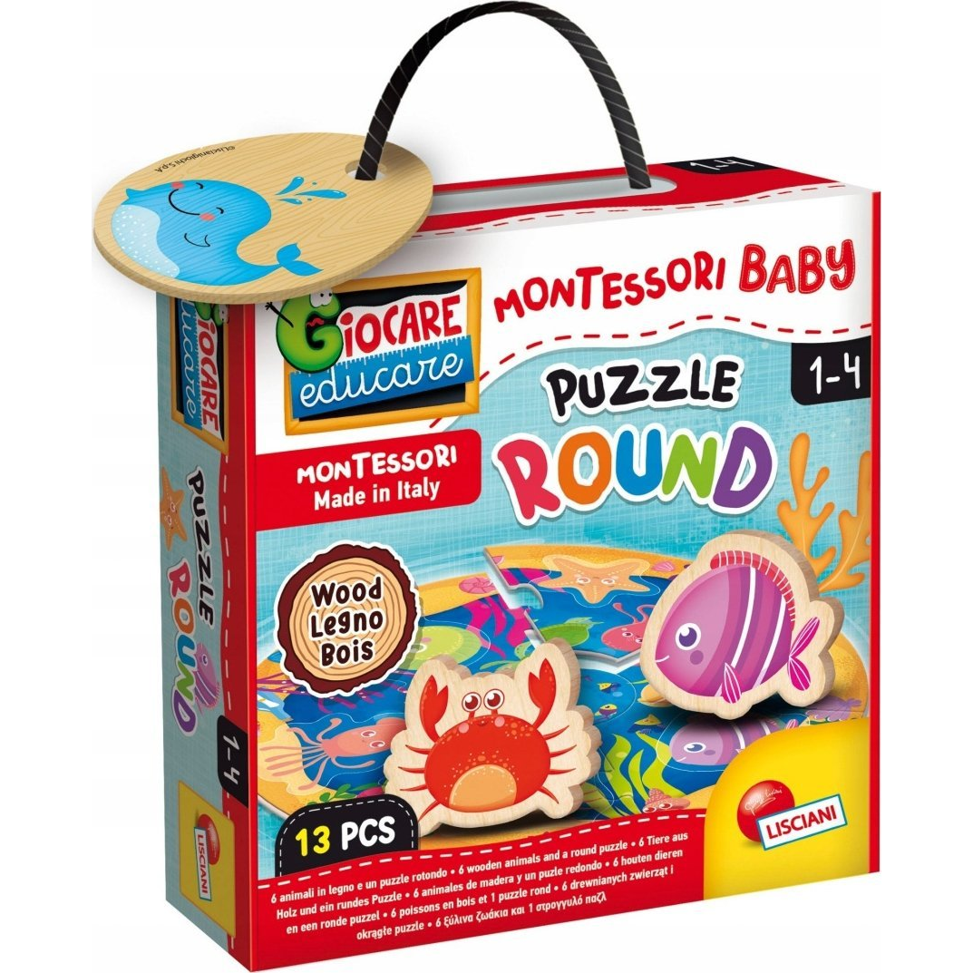 Montessori baby puzzle - tengeri állatok (304-96916)