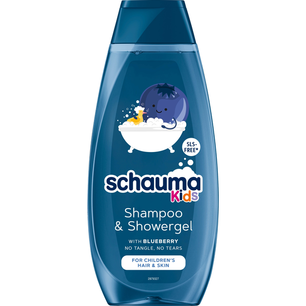SCHAUMA KIDS Blueberry sampon és tusfürdő, 400 ml