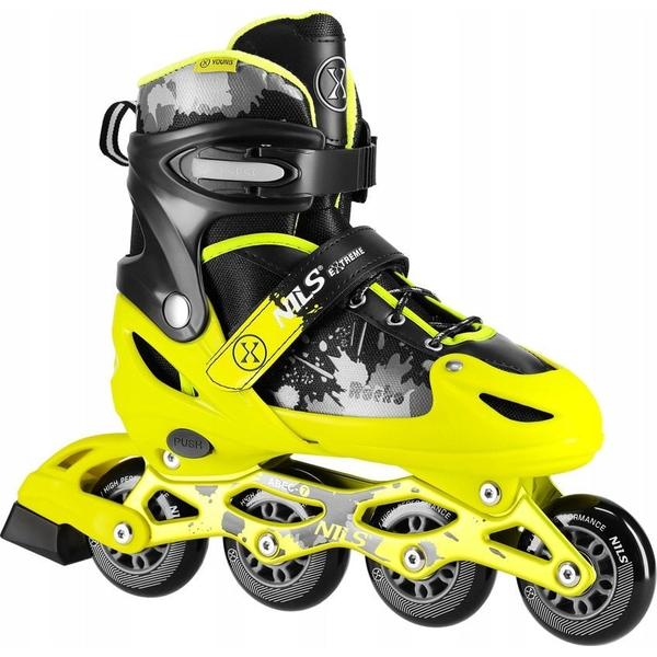 Na18137a Patines En Linea Rocko Amarillo Talla M. S (31-34) Nils Extreme