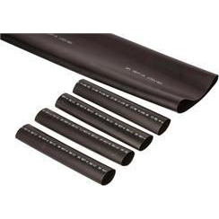 3M MDT-A38/12-B Zsugorcső ragasztóval Fekete 38 mm 12 mm Zsugorodási arány:3:1 1 m (7000037644)