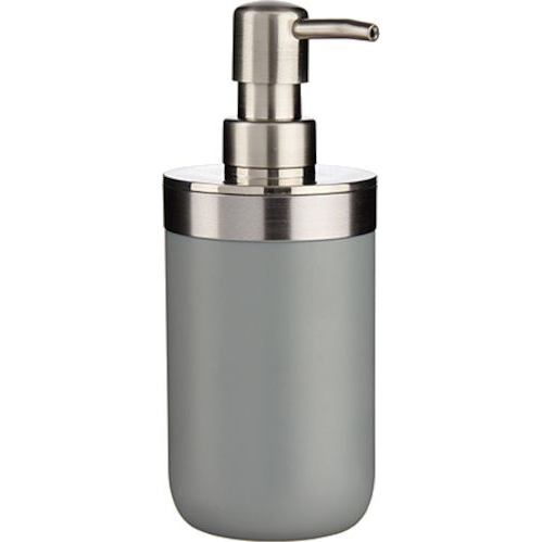 Dispensador De Jabón Acero Inoxidable Gris Plástico (350 Ml)