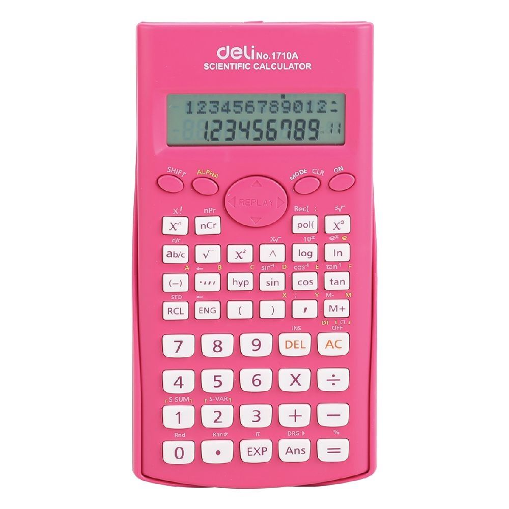 Deli Core DL-1710 tudományos számológép 240 funkció magenta (DEL01710P) (DEL01710P)