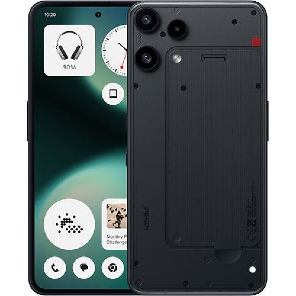 Nothing Phone (3a) Lite 128GB 8GB RAM Dual SIM Fekete (NOTHING-P3AL-8128-BK)