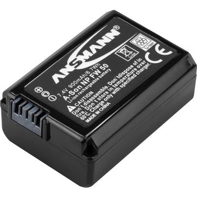 NP-FW50 Sony kamera akku 7,4V 900 mAh, Ansmann (1400-0008)