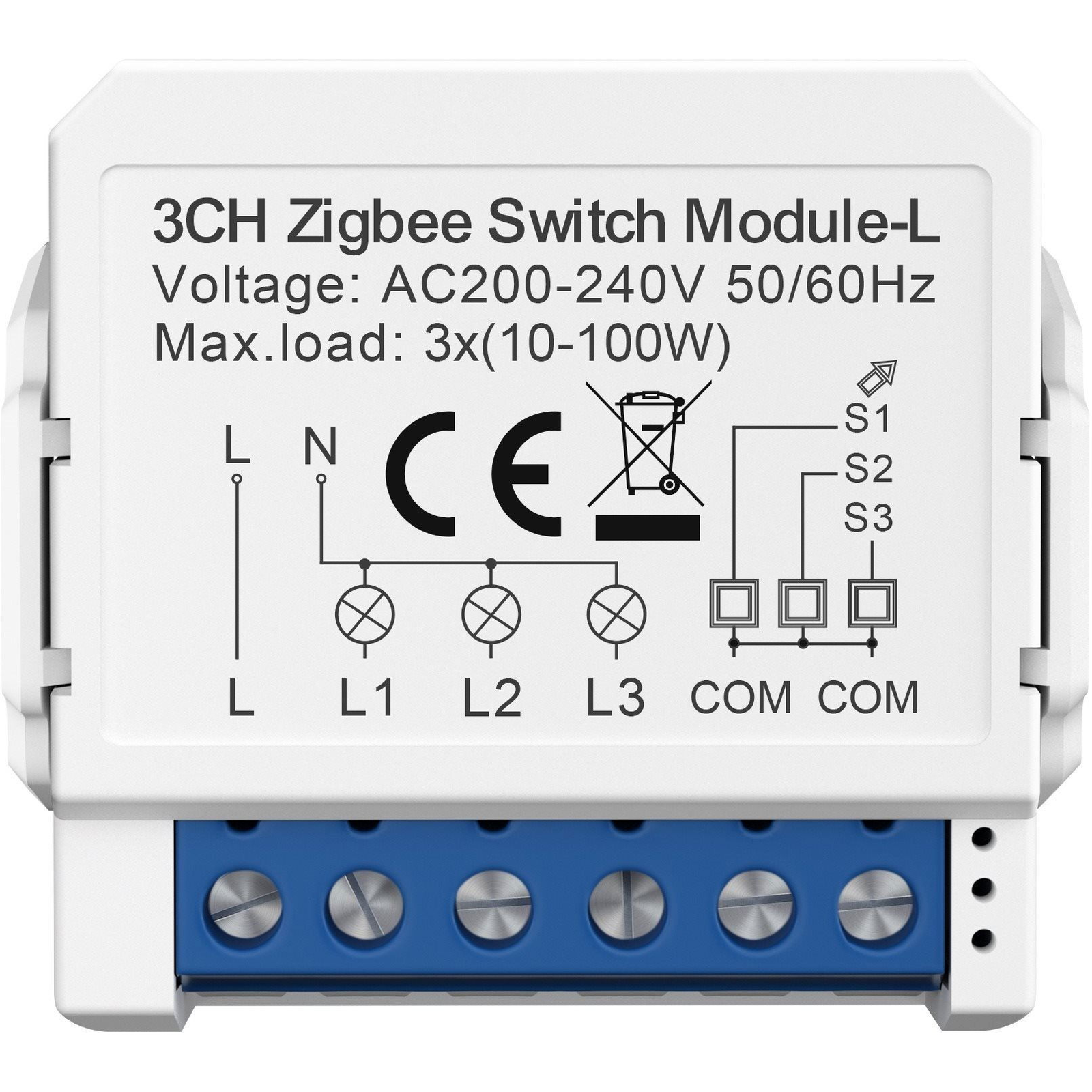 AVATTO LZWSM16 Zigbee 1st gen (3-gang, No Neutral) (LZWSM16-W3 1st gen)
