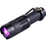 Latarka Aptel TAKTYCZNA LATARKA Z DIODĄ UV 395nm 5W ZOOM IPX4 czarna ZD75A