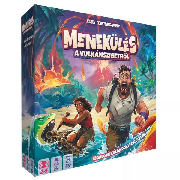 Menekülés a vulkánszigetről társasjáték (ASM34704)