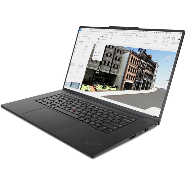Lenovo ThinkPad T1g Gen 8 Intel Core Ultra 7 255H Ноутбук 40,6 см (16") WUXGA 32 GB LPDDR5x-SDRAM 1 TB SSD NVIDIA GeForce RTX 5060 Wi-Fi 7 (802.11be) Windows 11 Pro Немски Черен