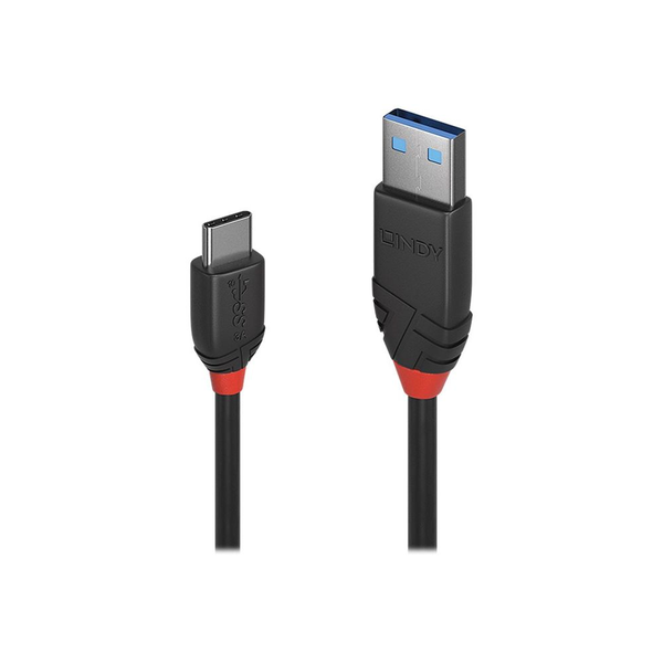 Lindy 36915 cabluri USB 0,5 m USB 3.2 Gen 1 (3.1 Gen 1) USB A USB C Negru