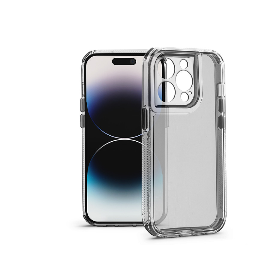 Haffner Matrix Clear kameravédős szilikon tok - Apple iPhone 14 Pro - átlátszó (HF321412)