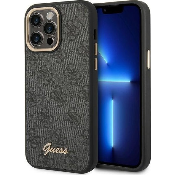 Guess Metal Camera Outline Apple iPhone 14 Pro Max hátlap tok, fekete (GUE2127)