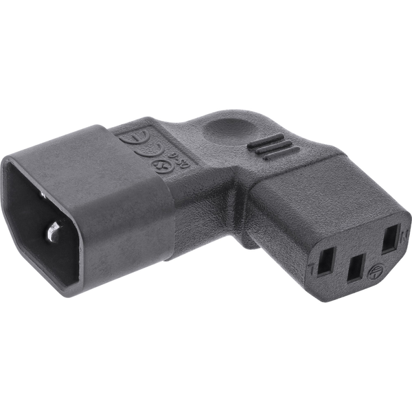 InLine 16723E áramátalakító és inverter Beltéri Fekete