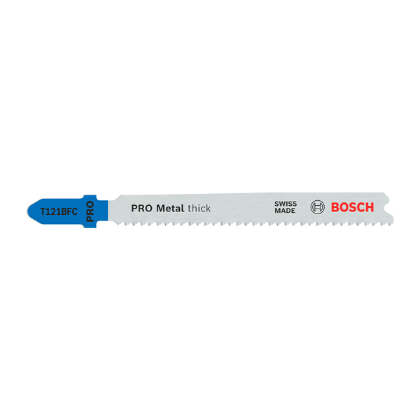 Bosch PRO Metal thick T121BFC szúrófűrészlap, 92 mm, 5 db, közepes vastagságú és vastag fémhez