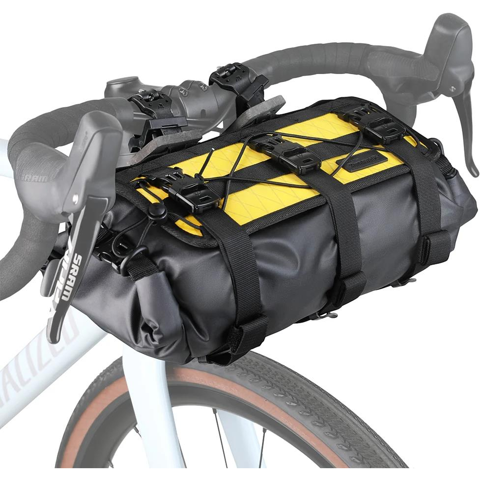 Rhinowalk Handlebar bag BHD0011 yellow and black (RW-BHD0011)