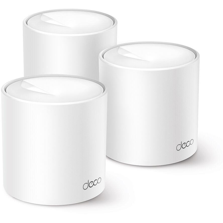 TP-Link Deco X1500 Kétsávos (2,4 GHz / 5 GHz) Wi-Fi 6 (802.11ax) Fehér 2 Belső (DECO X1500(3-PACK))
