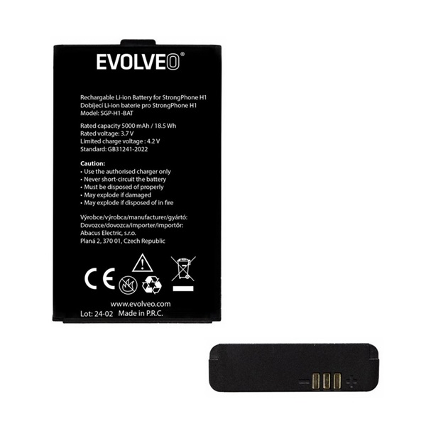 Evolveo akku 5000mAh LI-ION  Strongphone H1 "Gigapack csomagolás" (SGM SGP-H1-BAT)