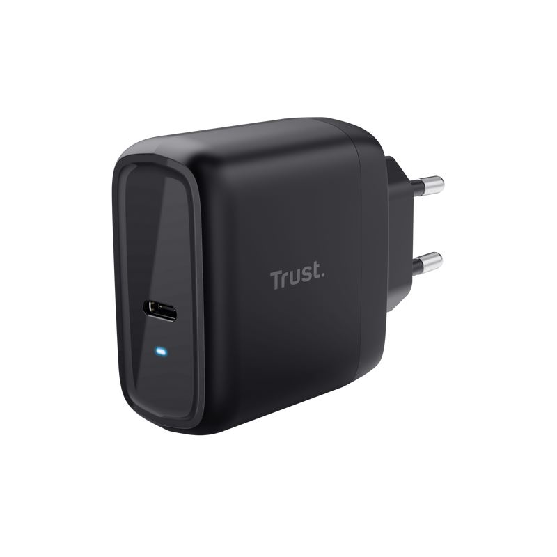Trust Maxo 65W USB-C hálózati töltő fekete (24817) (trust24817)