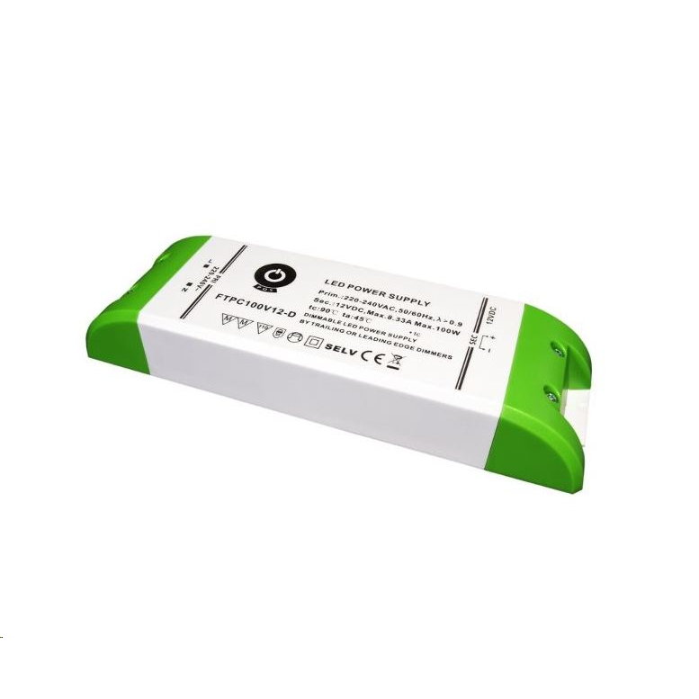 POS Power FTPC100V12-D 12V/8.33A 100W IP20 szabályozható LED tápegység (FTPC100V12-D)