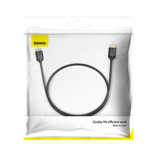 Кабел Baseus HDMI 2.0, 4K, 60Hz, 3D, Hdr, 18Gbps, 1m, черен