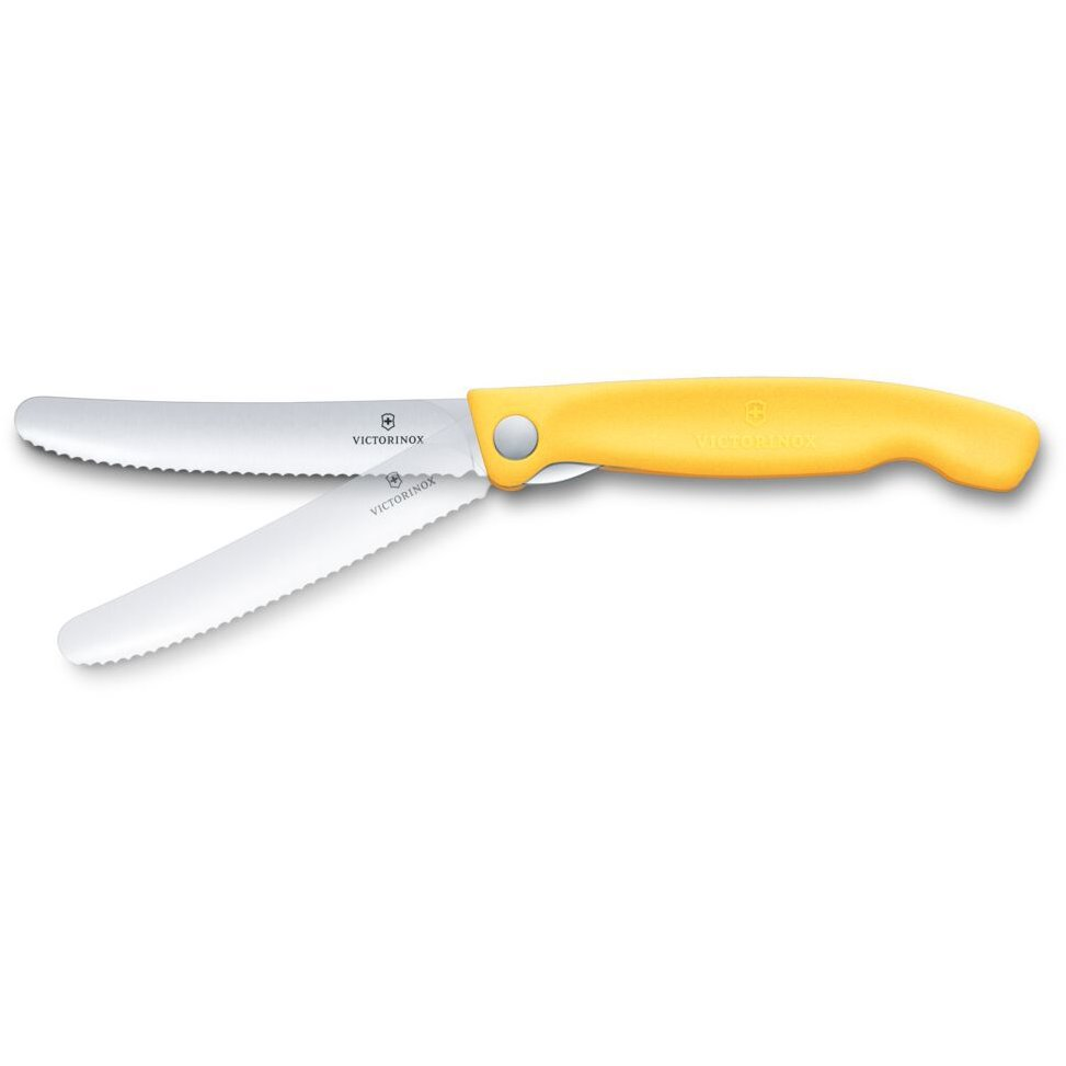 Victorinox összecsukható, Swiss Classic, hullámos penge sárga (6.7838.FC1)