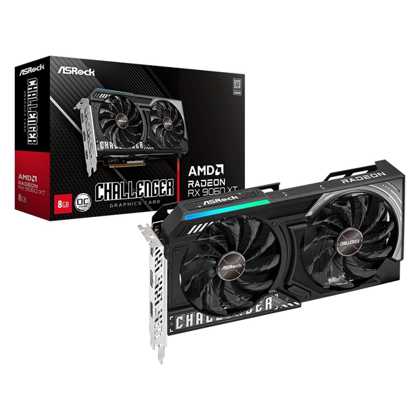 AsRock Radeon RX 9060 XT 8GB GDDR6 Challenger OC Videókártya