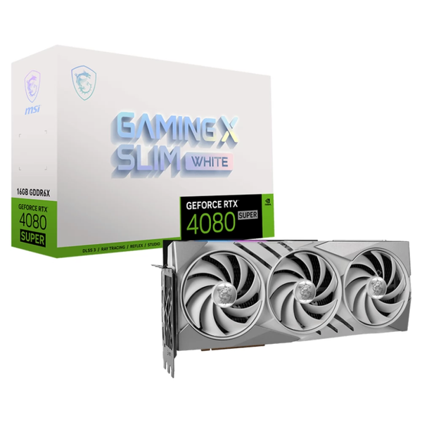 MSI RTX4080 Super GAMING X SLIM WHITE 16GB GDDR6X HDMI 3xD