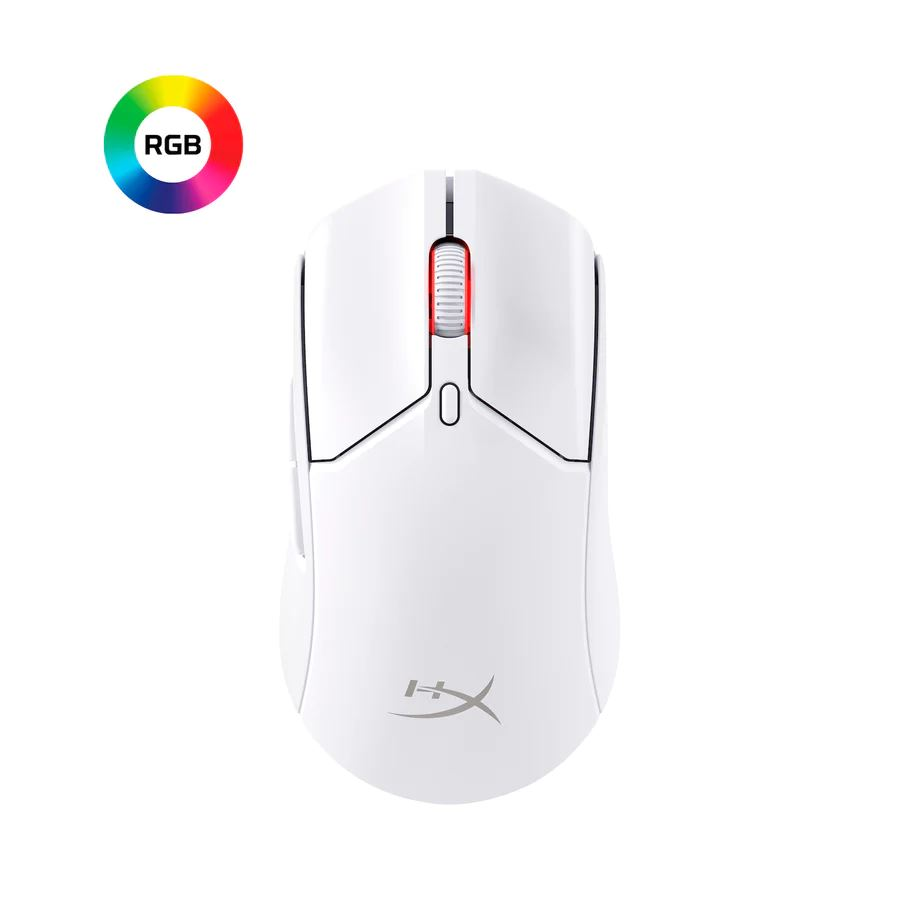 HyperX Pulsefire Haste 2 Wireless 26000 DPI Gaming egér fehér (6N0A9AA)