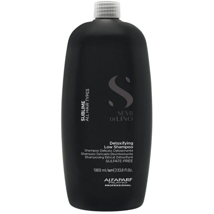 ALFAPARF MILANO Semi Di Lino Sublime Detoxifying Low Shampoo 1000 ml (8022297168180)
