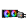 Охладител за процесор MSI MAG CORELIQUID M240, Съвместим с Intel/AMD, 240 мм, Full ARGB