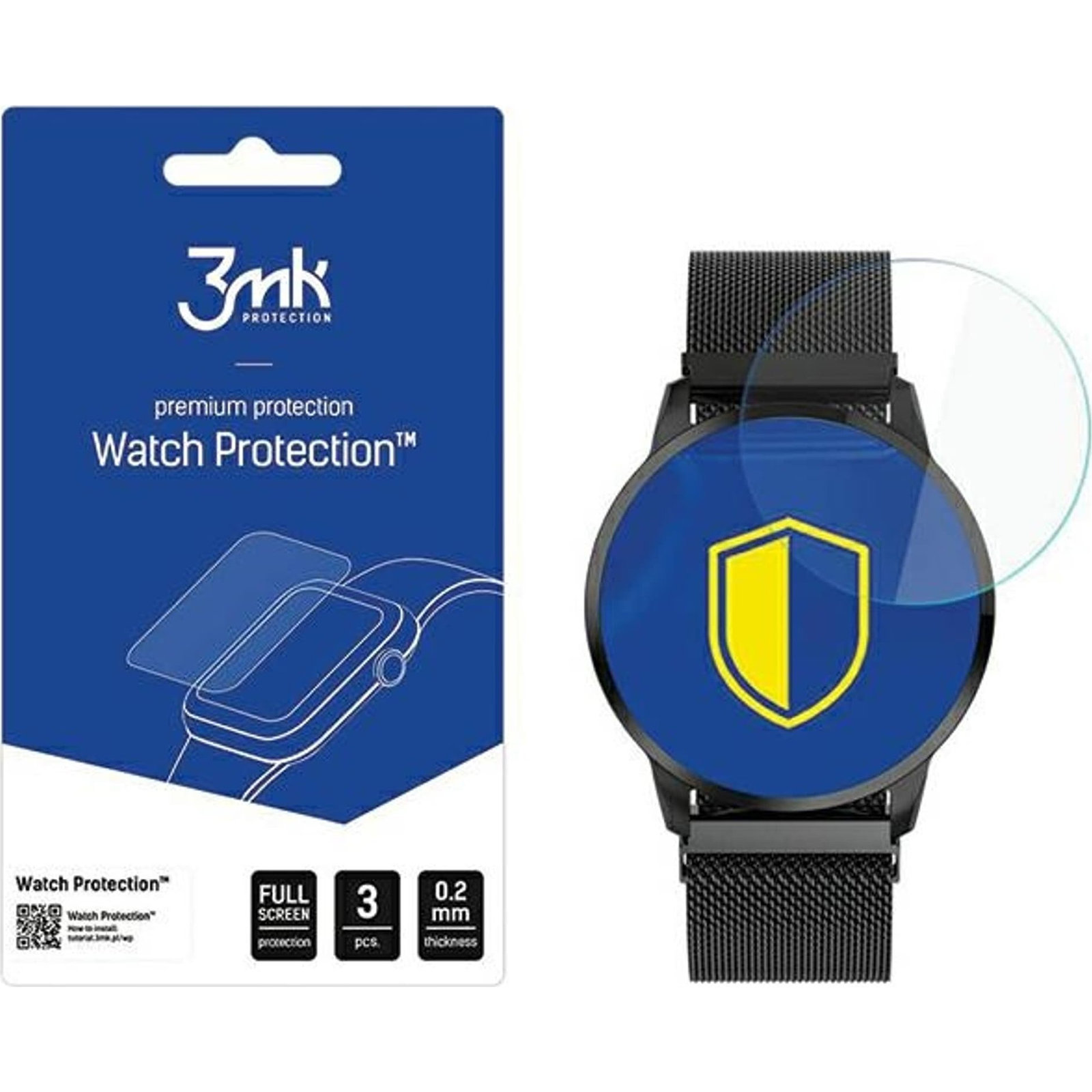 3mk Óra kijelző védőfólia ARC Media-Tech Active-Band Geneva ( )