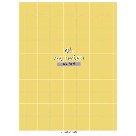 Shkolyaryk Oh my notes tűzött füzet A5, kockás, 48 lap (A5-048-5239K) (A5-048-5239K)