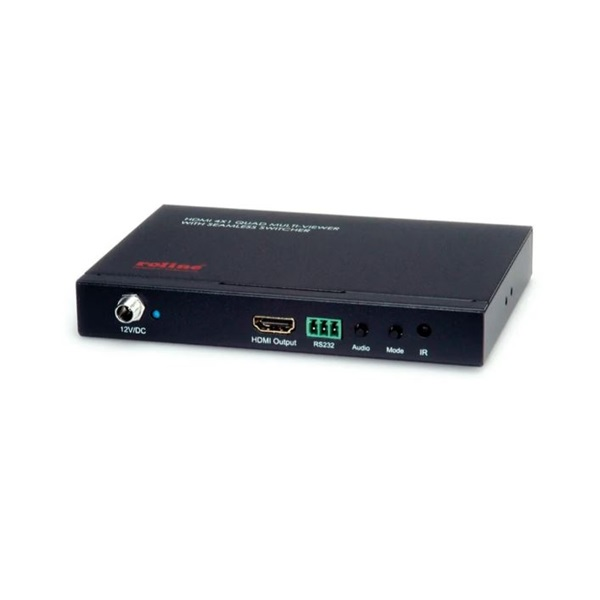 ROLINE HDMI 4x1 QUAD Multi-Viewer with Seamless Switch