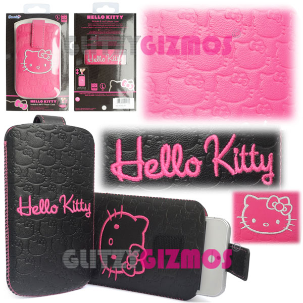 Hello Kitty Univerzális Telefontartó Bőr Tok 3.5