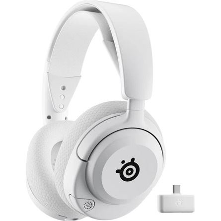 Безжични геймърски слушалки SteelSeries Arctis Nova 5, бели