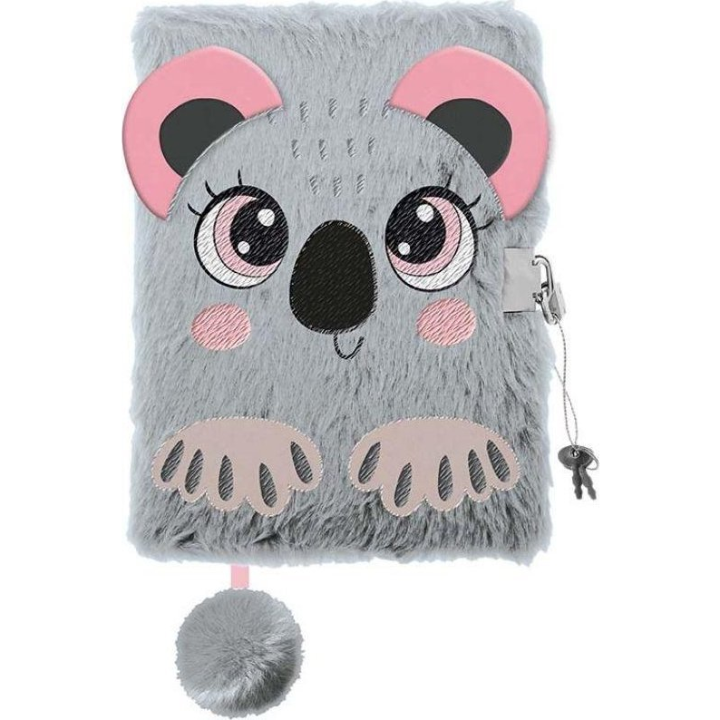 My Little Friend 3D Szőrmés Kulcsos Napló - A/5 - 96 Lapos - Koala