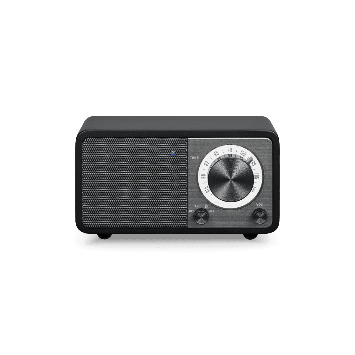Sangean WR-7 Genuine Mini Bluetooth Rádió - Fekete (WR-7 MATT BLACK)