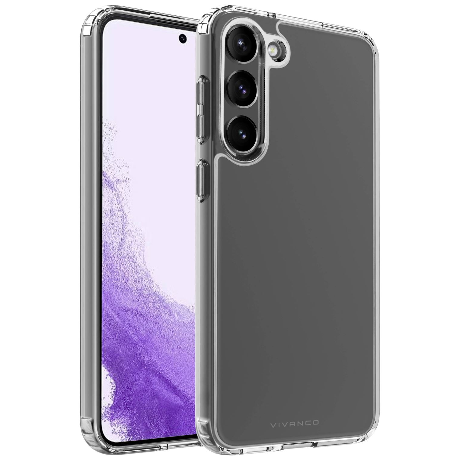 Vivanco Safe and Steady Samsung Galaxy S23 hátlap átlátszó (SASCVVSGS23T) (SASCVVSGS23T)