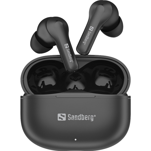 Безжични слушалки Sandberg Play'n Go True Wireless, черни